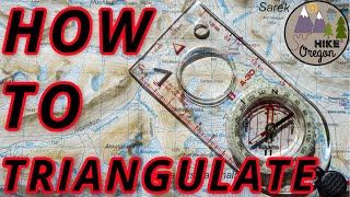 Navigation Basics Part 3  Map amp Compass Triangulation [upl. by Afnin535]