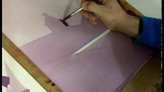 How To lay A Flat Watercolour Wash [upl. by Rafaelita]