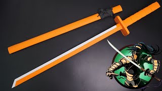 Origami Ninja Katana  How to make paper ninja sword [upl. by Leeban]