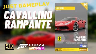 Forza Horizon 4 Cavallino Rampante With Tune 4K No Commentary Pro Difficulty [upl. by Orazal759]