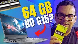 Como instalar 64 GB de memoria no Dell G15 [upl. by Elad642]