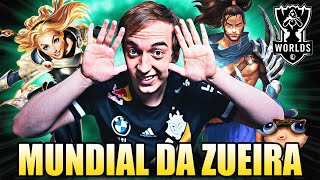 LUX SUPORTE no MUNDIAL e YASUO FAZENDO 1v9  MUNDIAL DA ZUEIRA  WORLDS 2024 [upl. by Budwig]