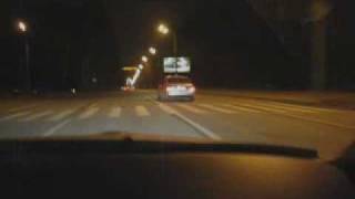 Nissan GTR vs Mercedes E55 AMG 0200 [upl. by Brezin966]