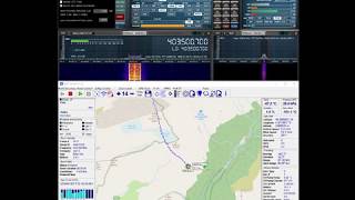 SDRUno  RS41 Tracker Decoding Radiosonde RS41 example [upl. by Olnton]