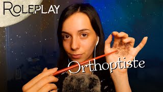 Roleplay orthoptiste rééducation des yeux  ASMR Français [upl. by Annoif]