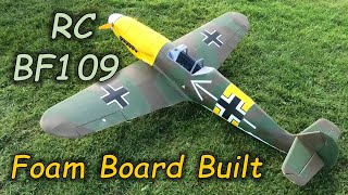 RC Messerscmitt Bf 109  Depron amp Foam Board made [upl. by Norat317]