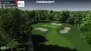 Foresight Sports FSX Play  Black Rock Golf Course 18 hole flyover [upl. by Einamrej530]