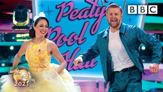 Adam Peaty and Katya Jones Jive ✨ BBC Strictly 2021 [upl. by Llehcear]