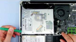 13inch MacBook Pro Mid 2010 Optical Drive Installation Video [upl. by Ahtaela]