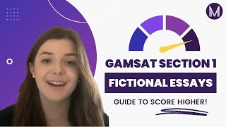 GAMSAT 📚  Section 1 Fictional Essays Qs Guide for SCORING HIGHER [upl. by Faxen]