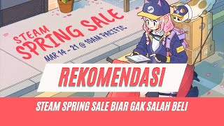 REKOMENDASI Steam SPRING SALE Biar Gak Salah Beli [upl. by Novaat]