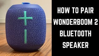 How to Pair Wonderboom 2 Bluetooth Speaker [upl. by Rhys]