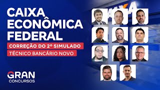 Concurso CAIXA  Correção do 2º Simulado  Técnico Bancário Novo [upl. by Retnuh]