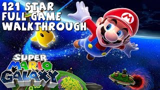 Super Mario Galaxy  121 STAR FULL GAME WALKTHROUGH  No Commentary [upl. by Ecirbaf]