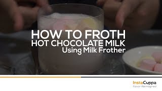 How To Froth Hot Chocolate Milk using Milk Frother [upl. by Els]