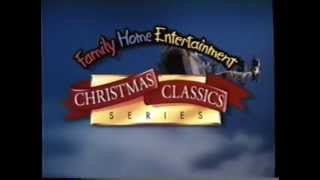 Christmas Classics Series  Family Home Entertainment 1992 Promo VHS Capture [upl. by Eetsud]