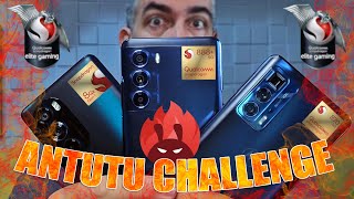 Snapdragon 8 Gen 1 Snapdragon 888 e Snapdragon 870 INSANO Antutu Challenge [upl. by Haskel]