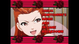 Phoenix Wright Dahlia Hawthornes Anime and In Game Breakdown [upl. by Alamac367]