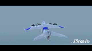 Propia cargo flight 16 Crash animation [upl. by Sherill]