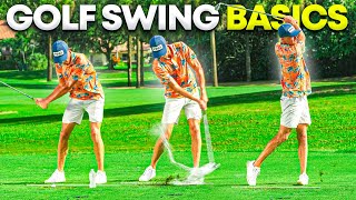 Quick and Simple Complete Golf Swing Lesson [upl. by Gatian]