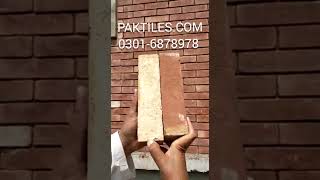 Red Brick Wall Tiles Design Price in Pakistan 03016878978 walltiles bricks [upl. by Vezza266]