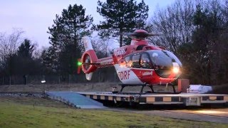 DRF Luftrettung  Landung Christoph 43 EC 135 DHDRC [upl. by Kcirted]