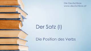 Der Satz  die Position des Verbs [upl. by Ailen]