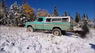 CUMMINS HIGHBOY IN SNOW [upl. by Levitus]