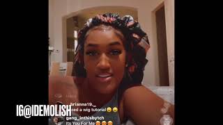 NIQUE live after break up with FREDO BANG 😳 He broke up with her for singing NBA YOUNGBOY 👀 [upl. by Adaven]