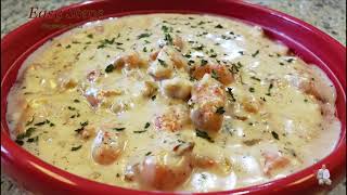 Creamy Alfredo Langostino Lobster Recipe  Lobster Tails Recipe [upl. by Eilujna]