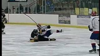 SDAHA Hockey  Brookings v Rushmore Highlights March 14 2010 [upl. by Sivolc510]