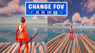 NEW Fortnite FOV Slider Tutorial [upl. by Ococ]