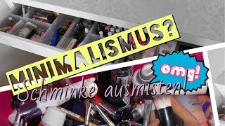 Minimalismus Schminke ausmisten [upl. by Inahc460]