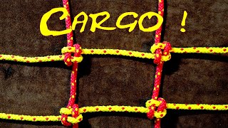 Crown Knot for Making a Cargo Net or Climbing Net [upl. by Dorin]