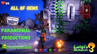 Luigis Mansion 3  Gems 8F Paranormal Productions guide [upl. by Neils]