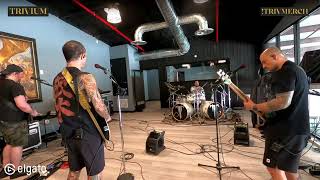 trivium Like A Sword Over Damocles Full Band Hangar Playthrough [upl. by Arimay567]