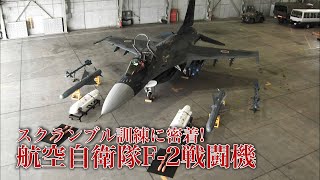 【航空自衛隊】F2戦闘機に密着！ [upl. by Ajiam575]