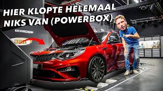 KIA OPTIMA 16T MET POWERBOX DIT WAS TELEURSTELLEND [upl. by Drais523]