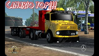 ETS2  MB 1114 PLAYO  MOTOR 1620  ACOPLADO HERMANN PLAYO  MAPA DE ARGENTINA [upl. by Mella]