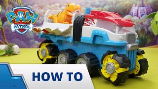 PAW Patrol Dino Rescue Patroller  Unboxing and How To Play  PAW Patrol Official amp Friends [upl. by Refinaj]