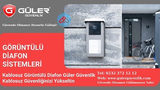 Kablosuz Görüntülü Diafon Güler Güvenlik Kablosuz Güvenliğinizi Yükseltin [upl. by Okihcim]