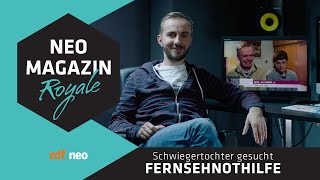 NEO MAGAZIN ROYALEFernsehnothilfe Schwiegertochter gesucht Verafake  Mit Jan Böhmermann  ZDFneo [upl. by Vanny]