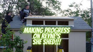 Making Progress on Reynes She Shed  Part 5 [upl. by Ariella]