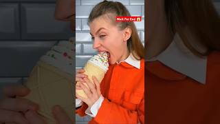 ice cream 🍦VS Real Food Challenge Part 11 shorts youtubeshorts trending [upl. by Liryc]