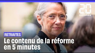 Réforme des retraites  Age de départ cotisations régimes spéciaux… les points clés à retenir [upl. by Anairam]