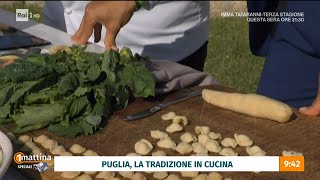 Orecchiette con le cime di rapa e sostenibilità  Unomattina  02102023 [upl. by Anaela]