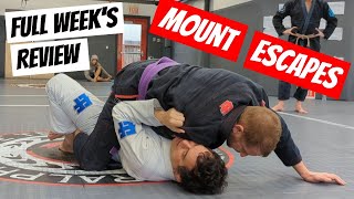 6 Techniques to Escape the Mount [upl. by Northrup]