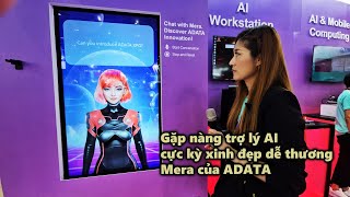 Gặp nàng trợ lý AI cực kỳ xinh đẹp dễ thương Mera quotgì cũng biếtquot của ADATA [upl. by Kylie]