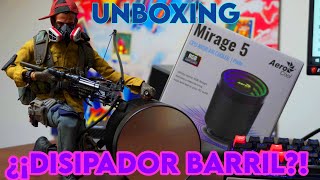 AEROCOOL MIRAGE 5  ¿¡DISIPADOR CPU CON FORMA DE BARRIL  RGB y SOLO 33 [upl. by Kalam974]