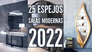 🔝 25 ESPEJOS DECORATIVOS para SALAS MODERNAS y recibidores  DECORACION de pared INTERIORES 2023 [upl. by Eihcra258]